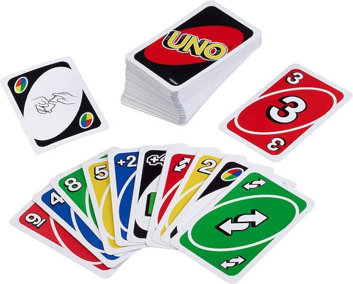 UNO juego mesa
