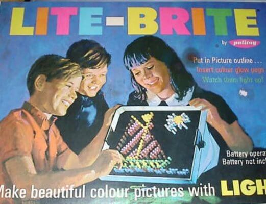 Lite-Brite juego de mesa