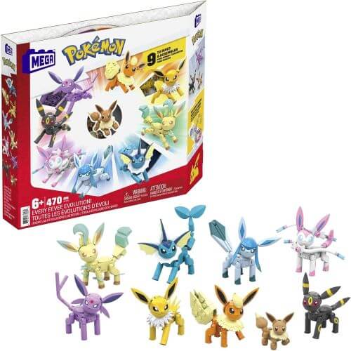 Construcciones Pokémon evoluciones Eevee