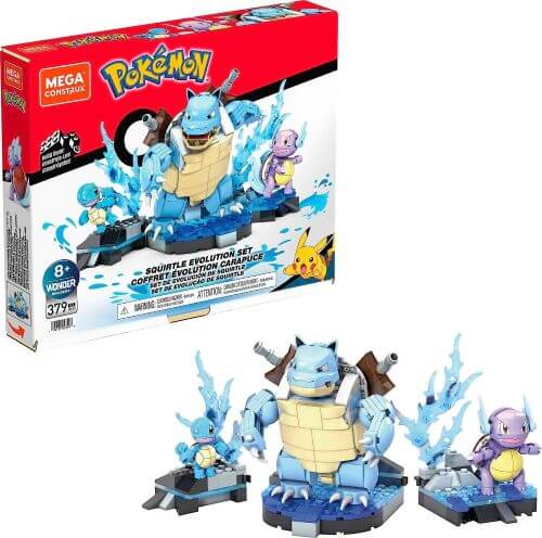 Construcciones Pokémon evoluciones Squirtle