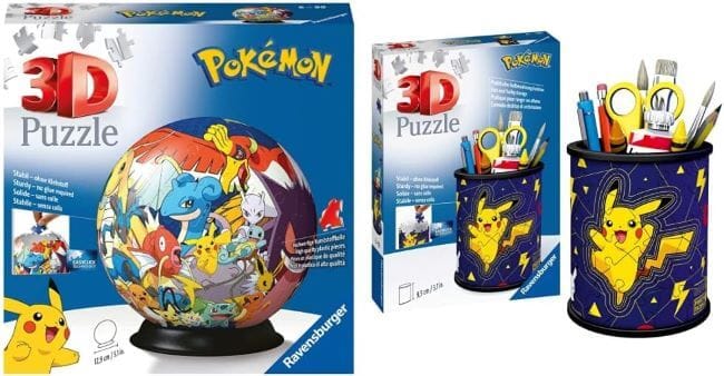 Puzzle Pokémon y portalápices