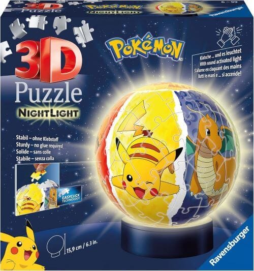 Puzzle lámpara Pokémon