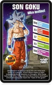 top trumps dragon ball